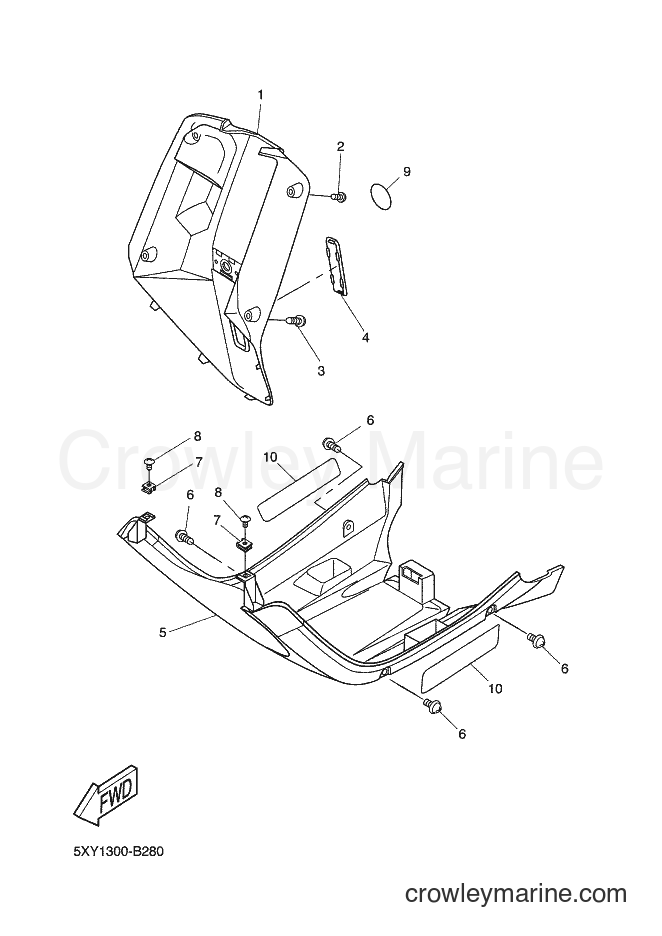 2003 Scooter CW50L - CW50L (5YA1) [030] - LEG SHIELD
