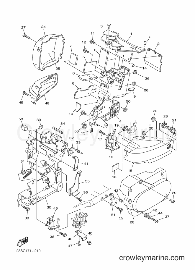 2010 Cruiser XVS1100A - XVS1100A (23SC) [010] - SIDE COVER