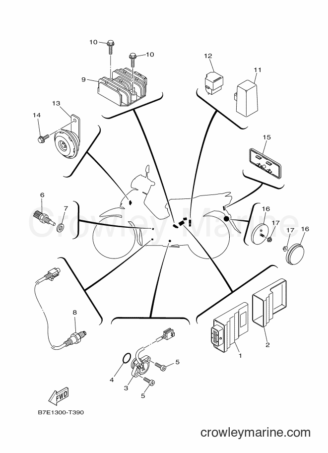 2018 Scooter T115FL-5C - T115FL-5C (B7E1) [010] - ELECTRICAL 2