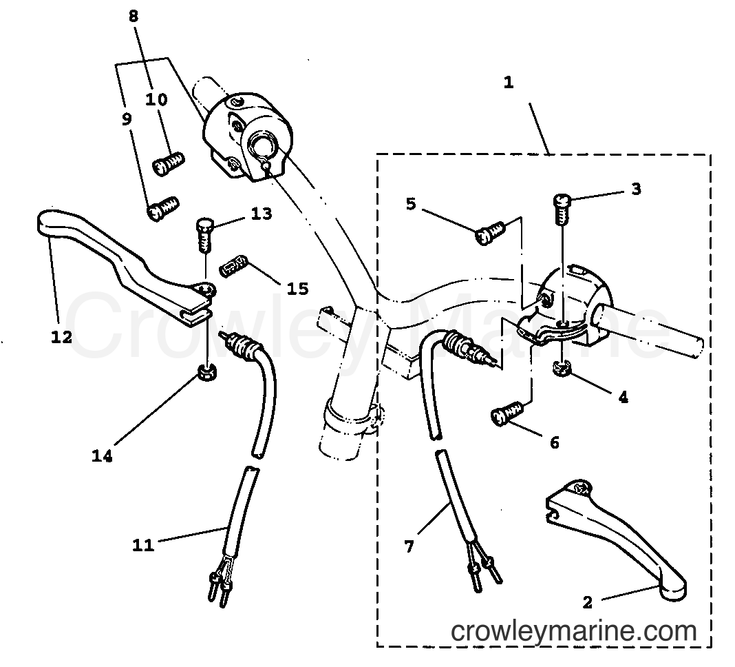 Yamaha Motors YW100 (4VPJ) [010] - HANDLE SWITCH & LEVER