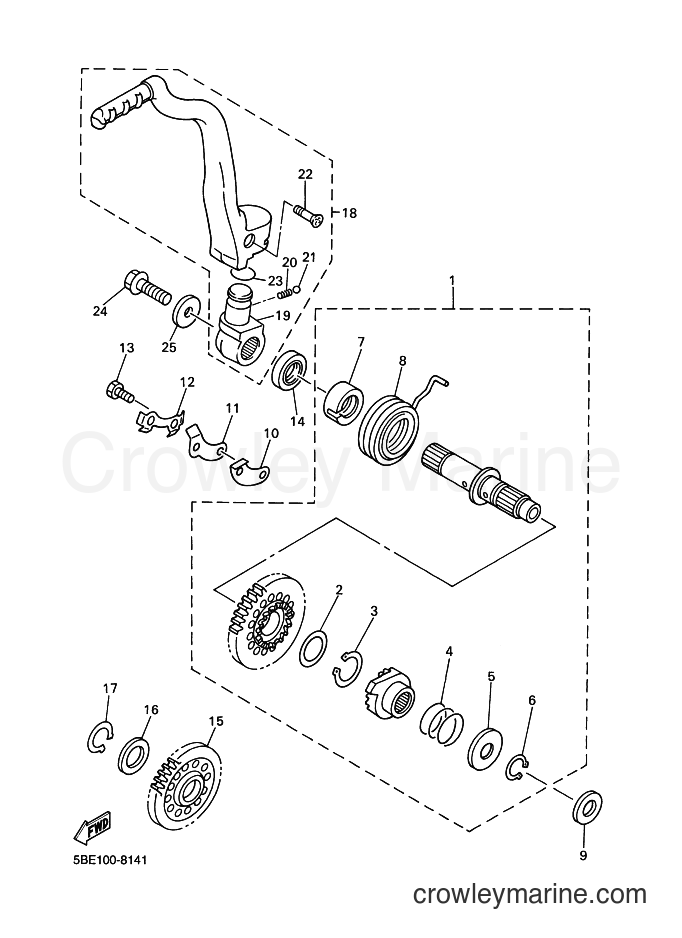 1998 Dirt Bike WR400F - WR400F (5BF2) [020] - STARTER