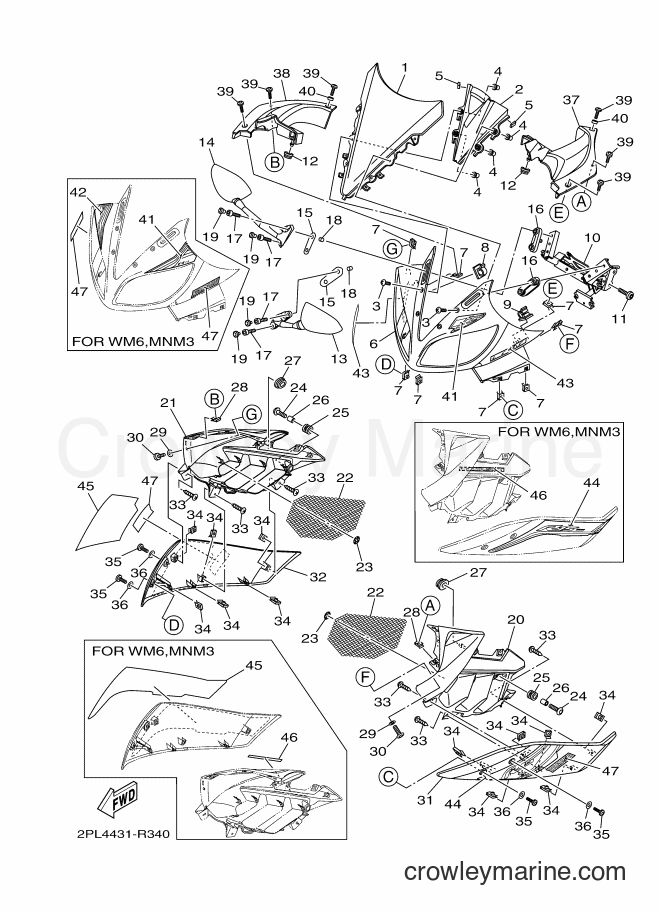 2016 Sport Bike YZF-R15 - YZF-R15 (2PL4) [010] - WINDSHIELD