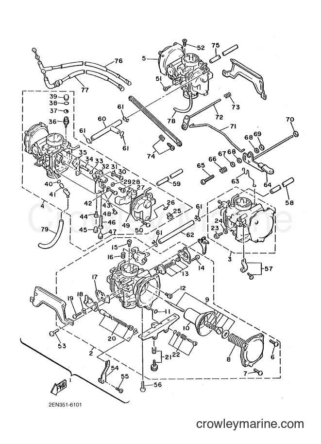1992 Cruiser VMX1200 - VMX1200 (2EN) [999] - CARBURETOR