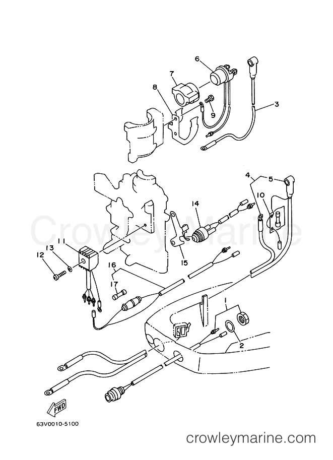 Yamaha Motors 9.9F (63V) [110] - ELECTRICAL 2