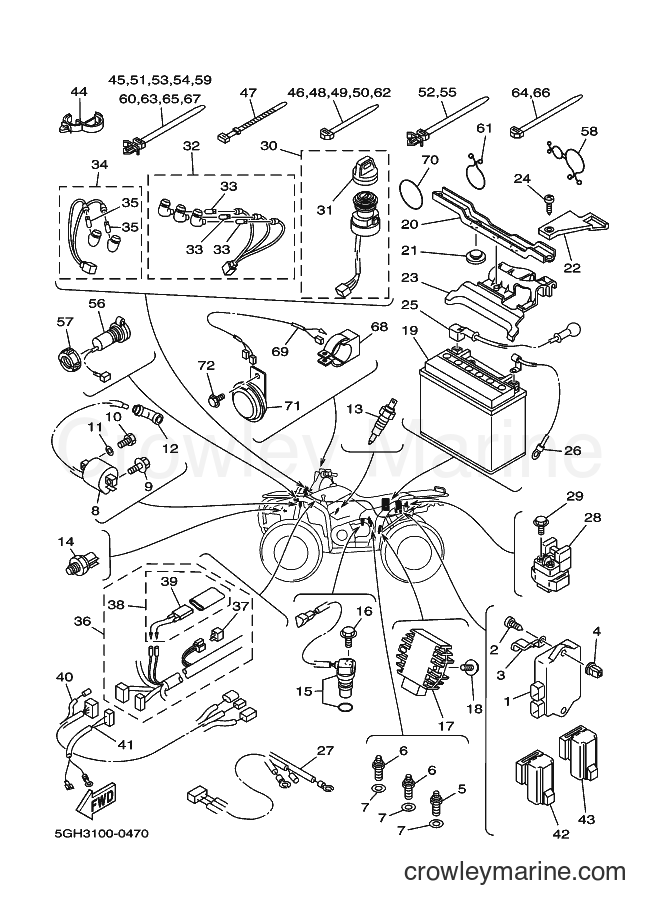 2000 ATV YFM400FWA - YFM400FWA (5GH4) [020] - ELECTRICAL 1