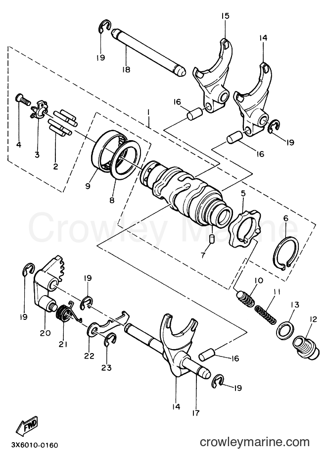 2016 Street Bike SR400 - SR400 (B275) [010] - SHIFT CAM & FORK