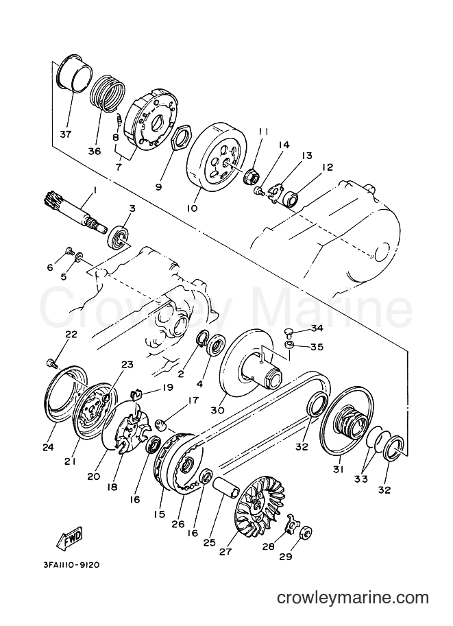 Yamaha Motors YFA1 (3FAC) [999] - CLUTCH