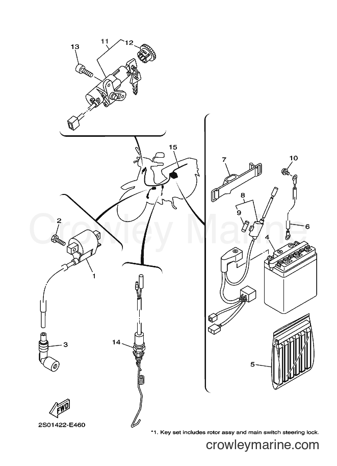 Yamaha Motors T110SE (2S01) [010] - ELECTRICAL 1