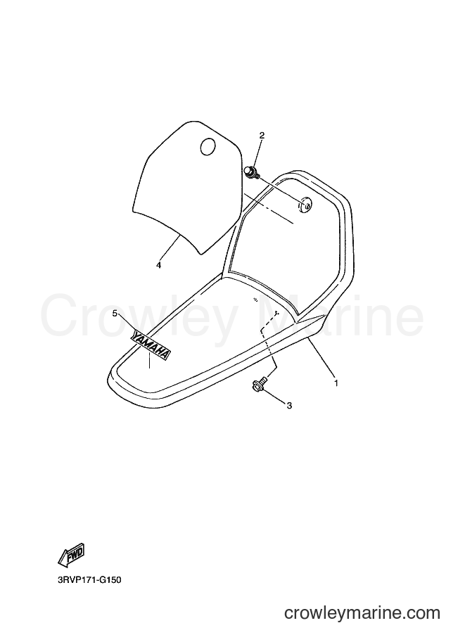 2008 Dirt Bike PW80 - PW80 (3RVP) [010] - FRONT FENDER