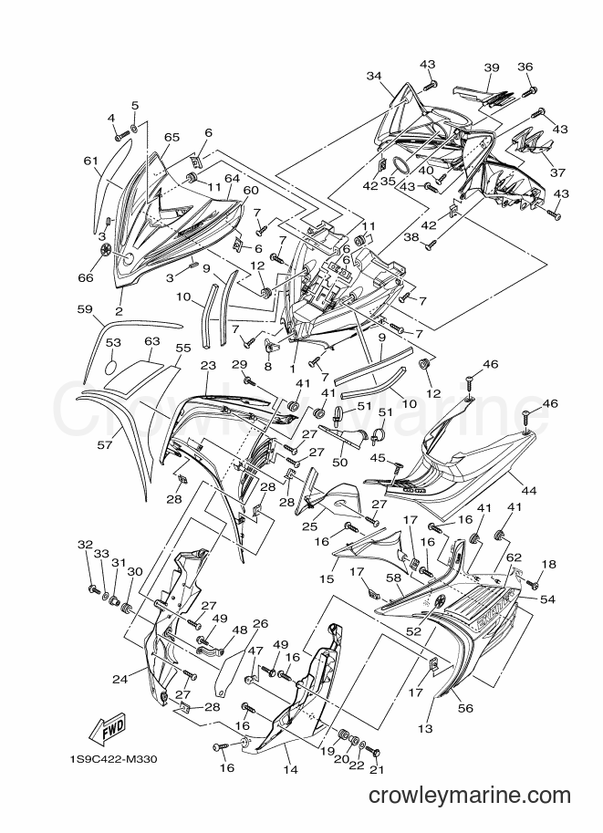 2013 Scooter T135SEC - T135SEC (1S9C) [010] - LEG SHIELD