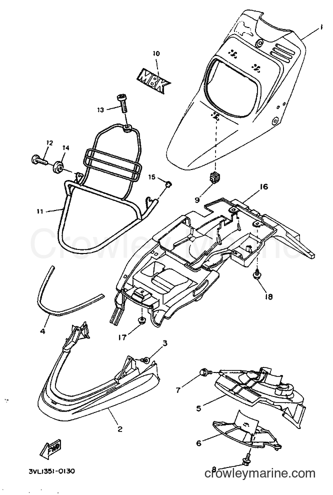 1990 Scooter CW50 - CW50 (3VL1) [999] - FENDER