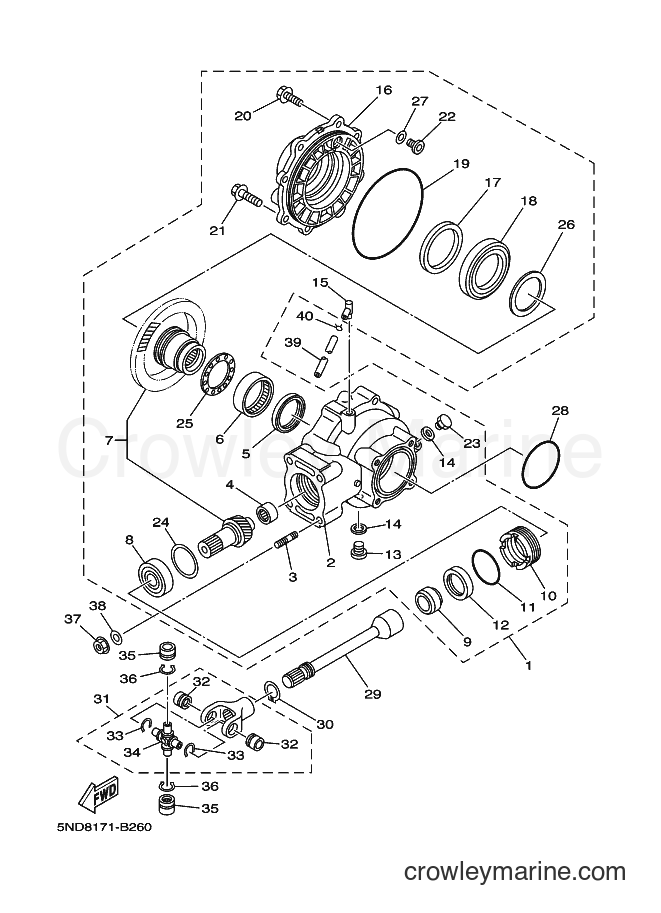 2004 ATV YFM450FWAN - YFM450FWAN (5ND9) [010] - DRIVE SHAFT