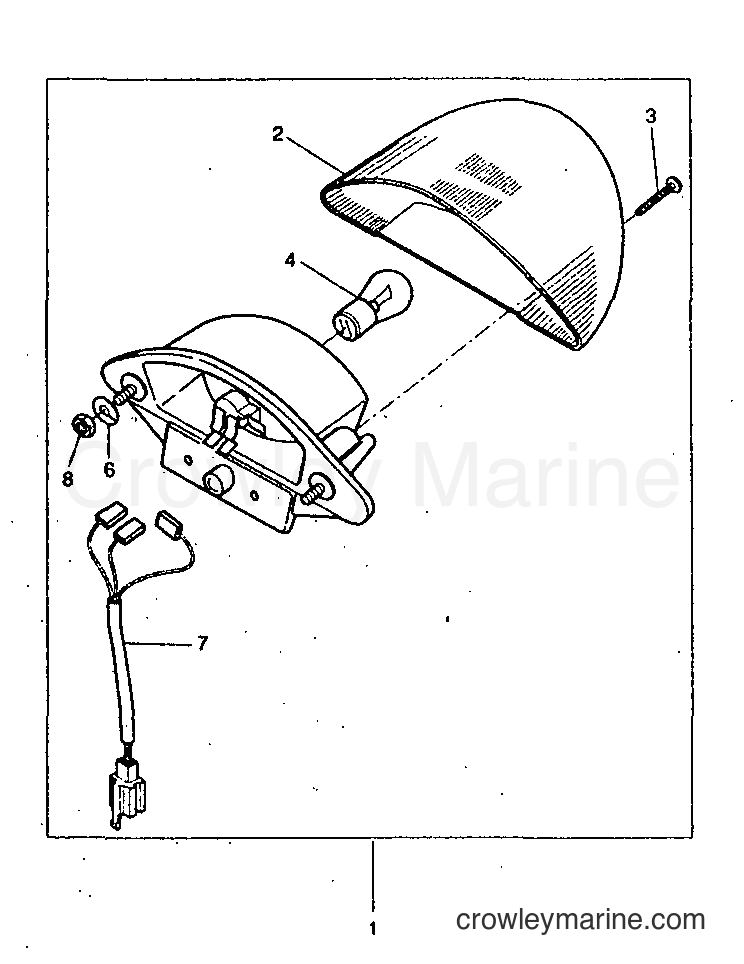 1999 Scooter YQ50 - YQ50 (5HEA) [010] - TAILLIGHT