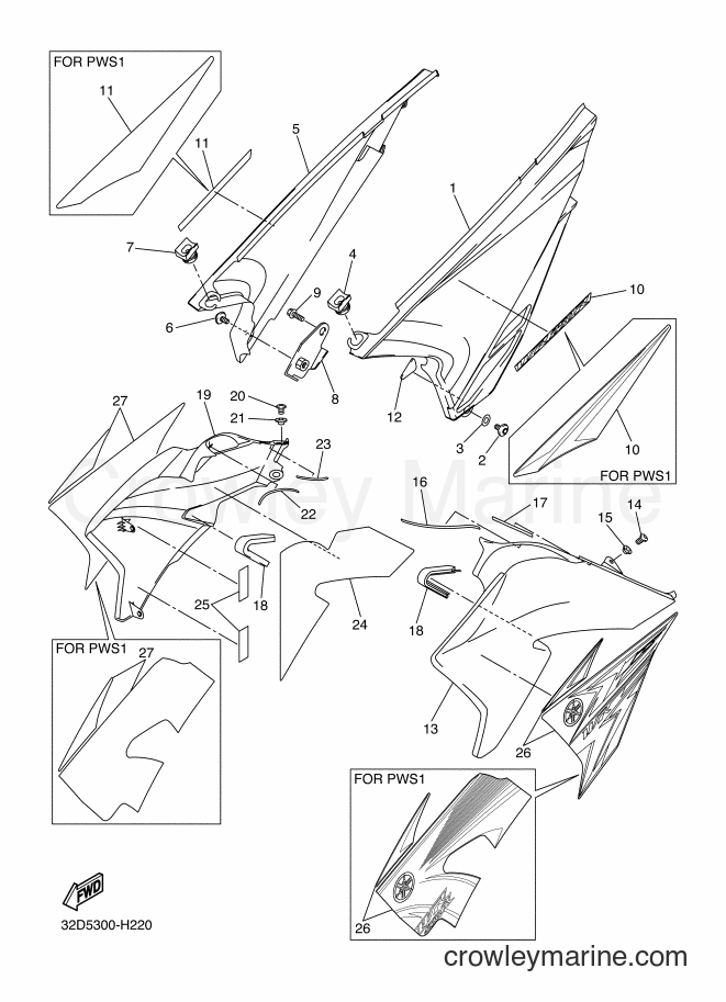 2009 Dirt Bike WR250R - WR250R (32D5) [010] - SIDE COVER