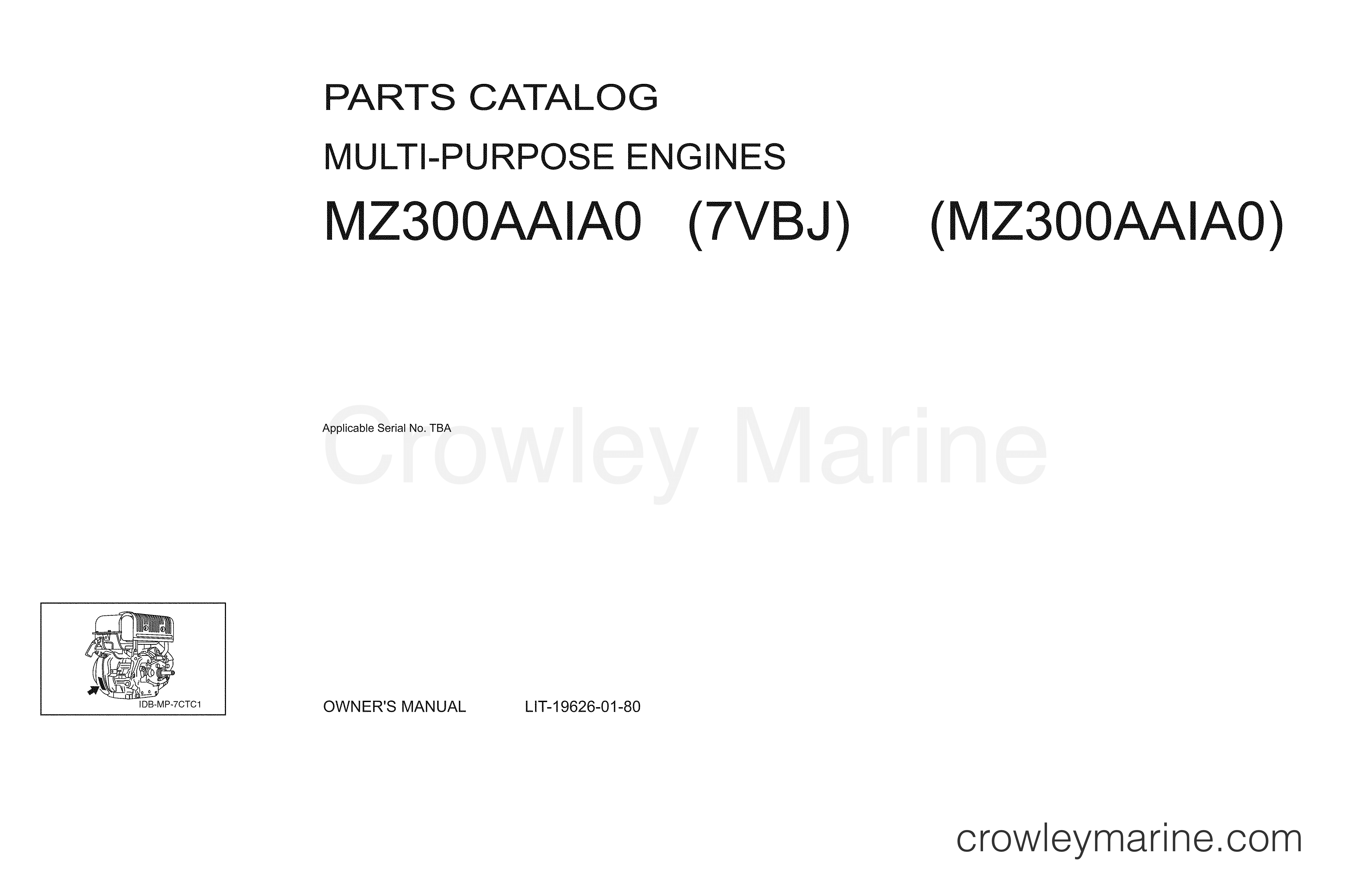2011 UTV 300 - MZ300AAIA0 - 1 TITLE PAGE