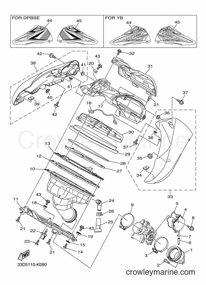 2011 Dirt Bike YZ450F - YZ450F (33D5) [020] - INTAKE