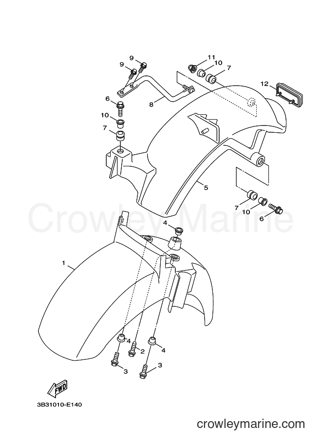 Yamaha Motors XF50 (3B3L) [010] - FENDER