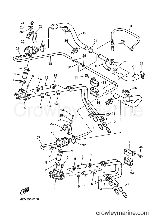 2001 Street Bike XJ900S - XJ900S (4KMC) [010] - AIR INDUCTION SYSTEM