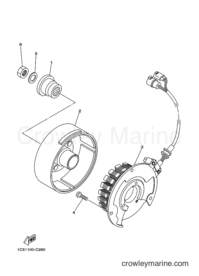 Yamaha Motors YFM125A (1PY2) [010] - GENERATOR
