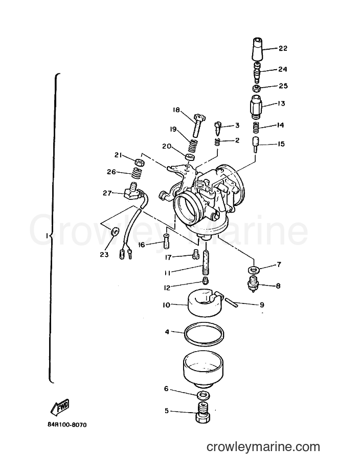 1988 Snowmobile VK540 - VK540 (84R0) [010] - CARBURETOR