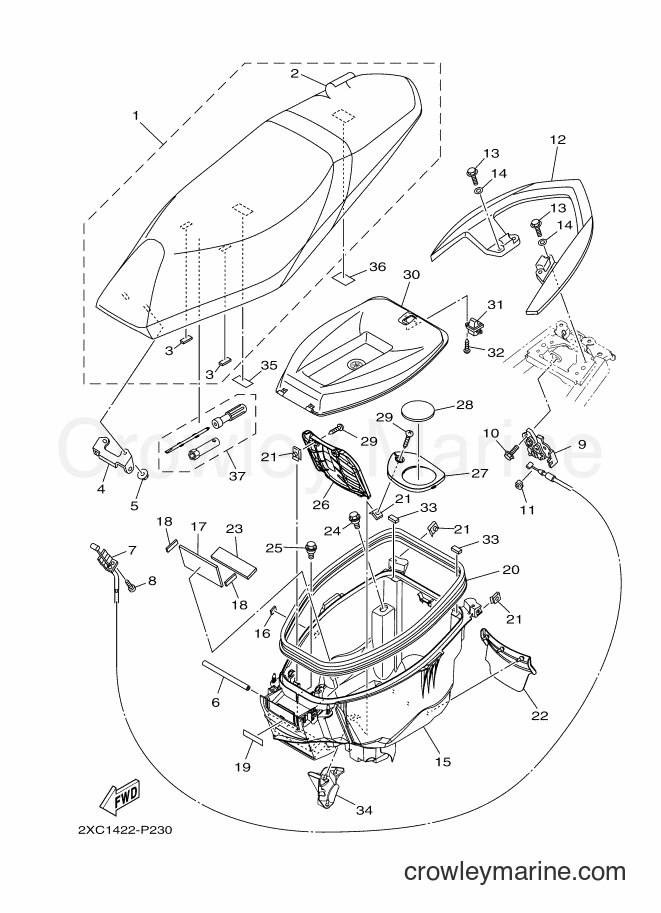 2015 Scooter AT125FC - AT125FC (2XC2) [010] - SEAT