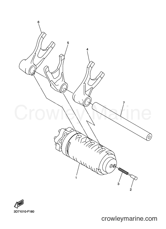 2009 Dirt Bike WR250X - WR250X (32D6) [040] - SHIFT CAM & FORK