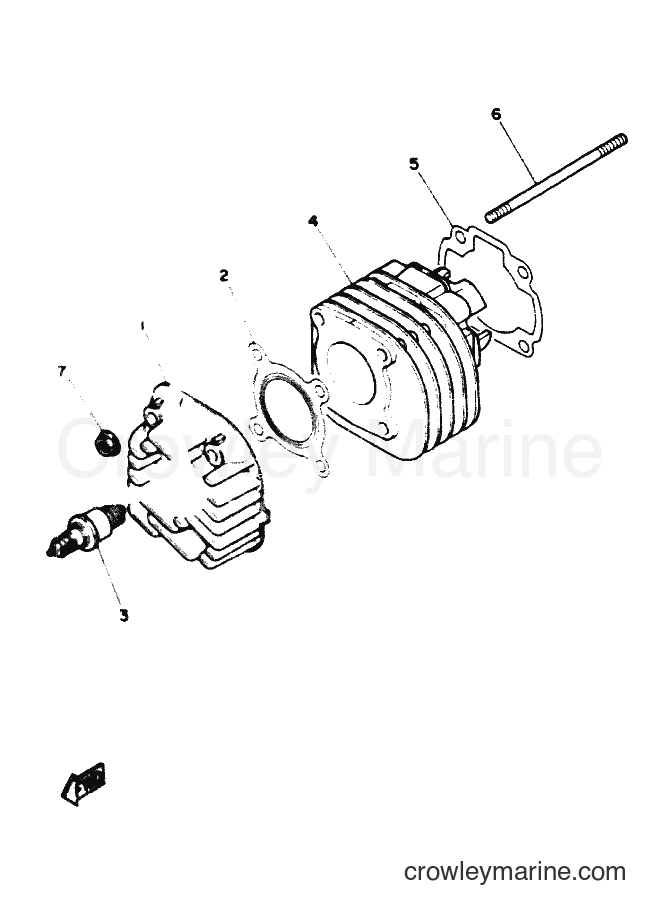 1997 Scooter YN50 - YN50 (5AD4) [010] - CYLINDER