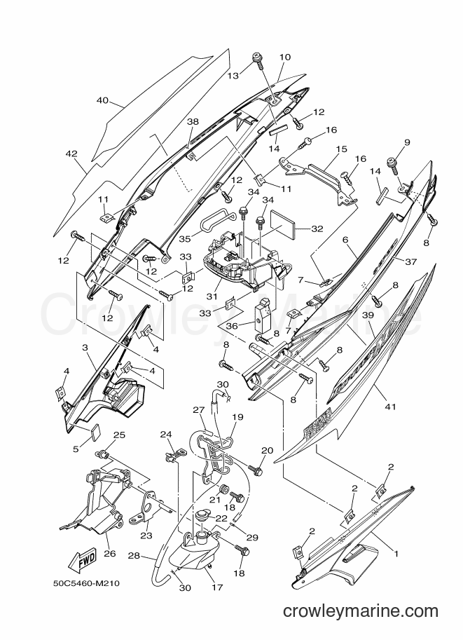 2013 Scooter T135HC - T135HC (50C5) [010] - SIDE COVER