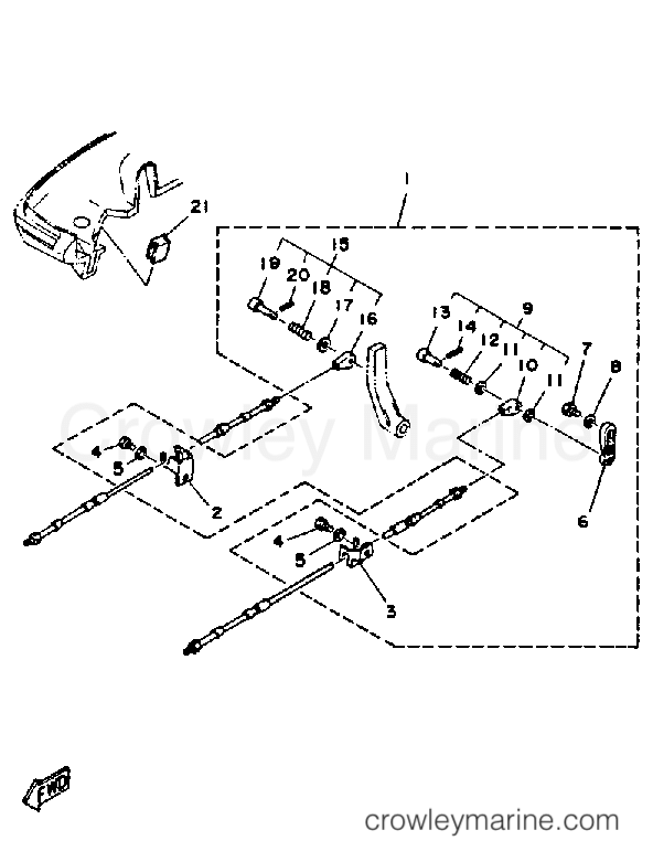 Yamaha Motors 30ESJ - REMOTE CONTROL ATTACHMENT