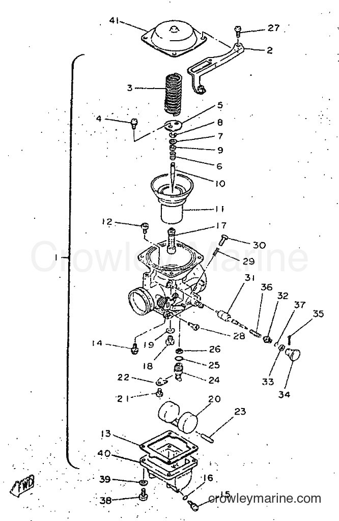 Yamaha Motors SR250 (21L2) [010] - CARBURETOR