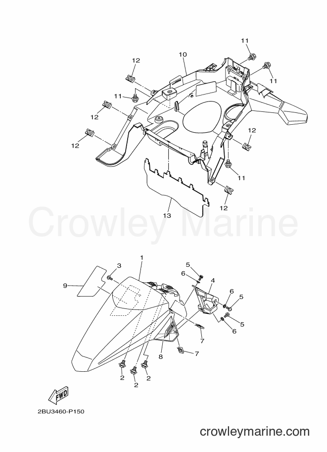 Yamaha Motors AF115FX (2BU4) [010] - FENDER