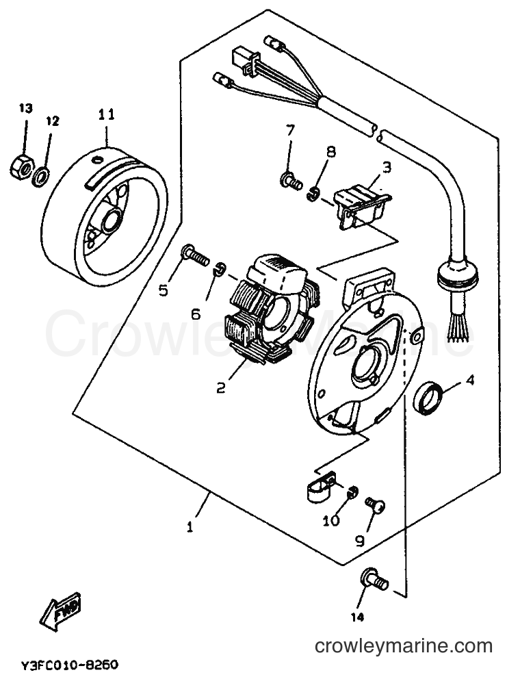 1995 Scooter CW50 - CW50 (3WV7) [999] - GENERATOR