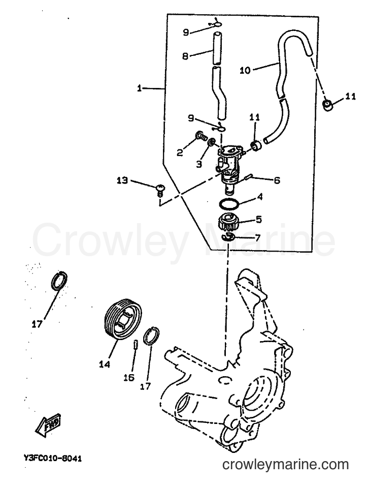 1992 Scooter CW65 - CW65 (4GP1) [999] - OIL PUMP