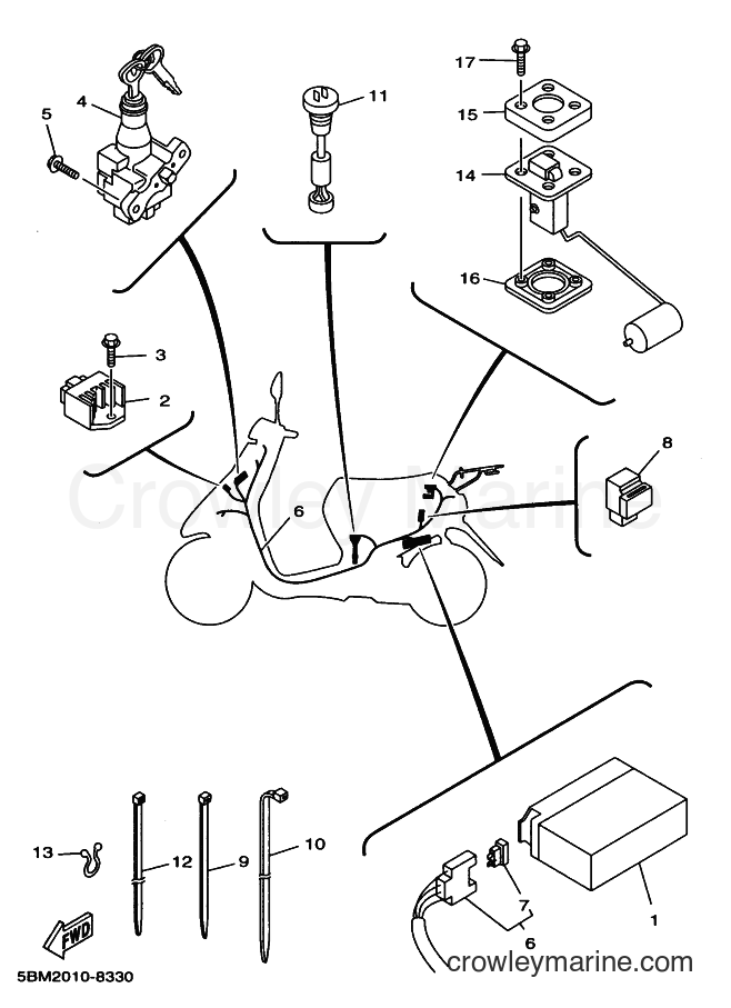 1998 Scooter YV50 - YV50 (5BM2) [020] - ELECTRICAL 2