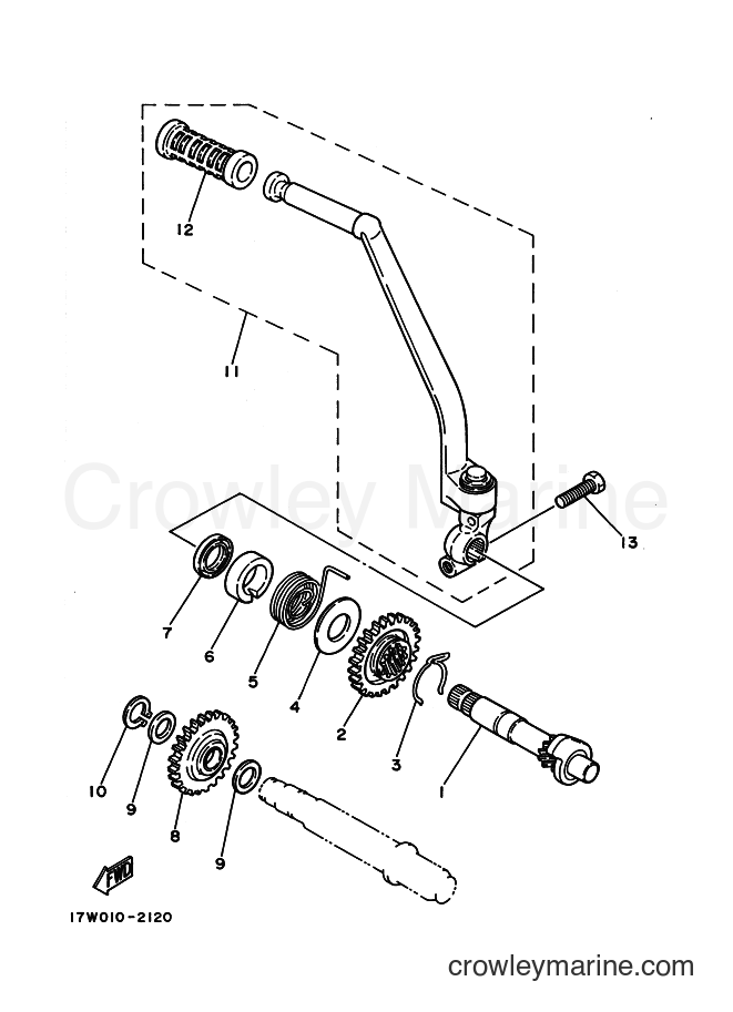 1996 Scooter DT50LC - DT50LC (3UN5) [010] - STARTER