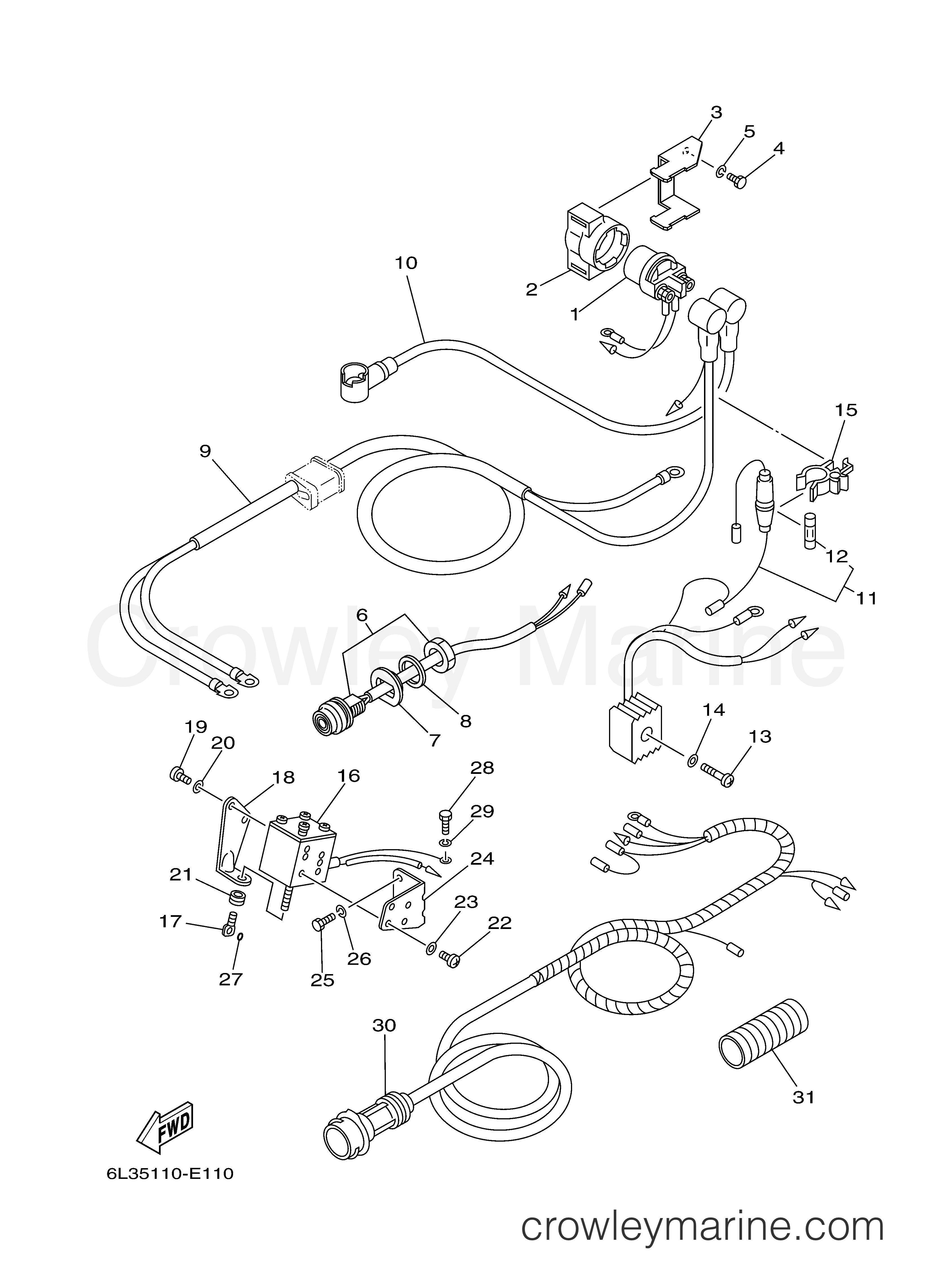 Yamaha Motors 25ELR - ELECTRICAL 2