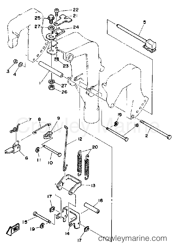 Yamaha Motors FT9.9ELD - BRACKET 2