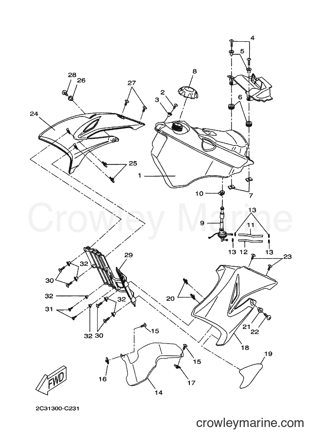 2006 Scooter DT50RSM - DT50RSM (2C3E) [010] - FUEL TANK