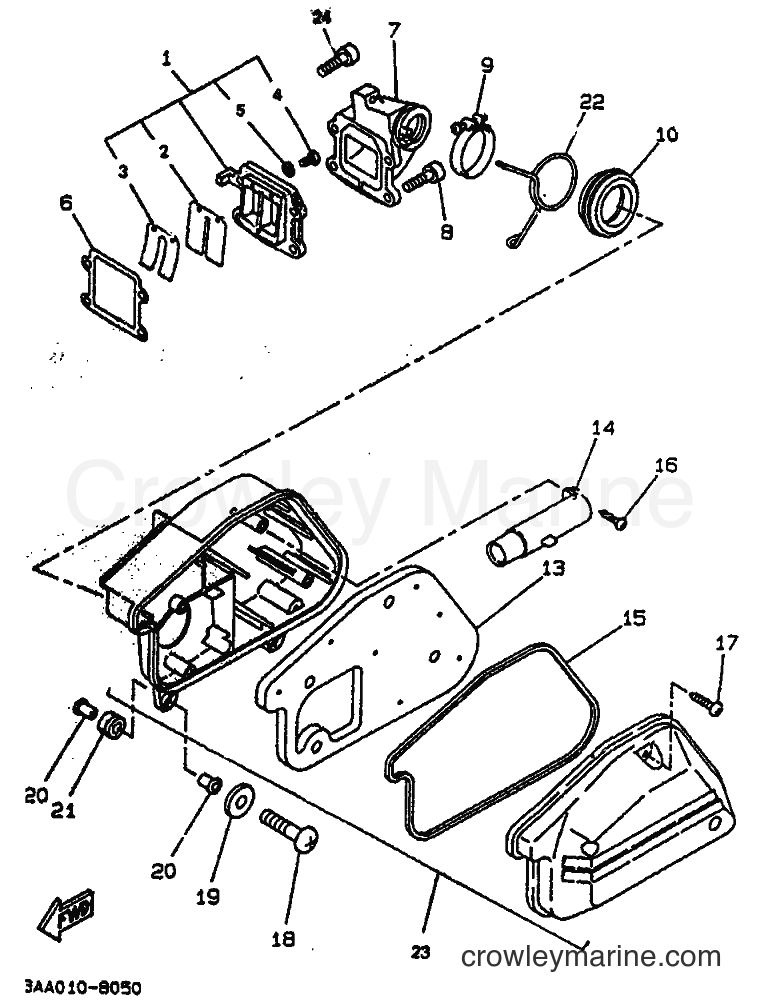 1994 Scooter CW50 - CW50 (4EY2) [999] - INTAKE