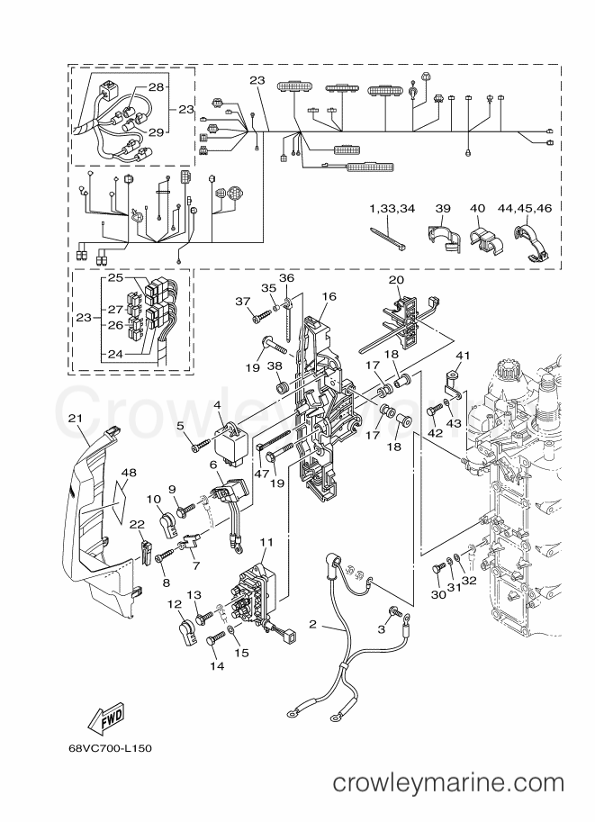 Yamaha Motors F115AET (68VC) [250] - ELECTRICAL 2