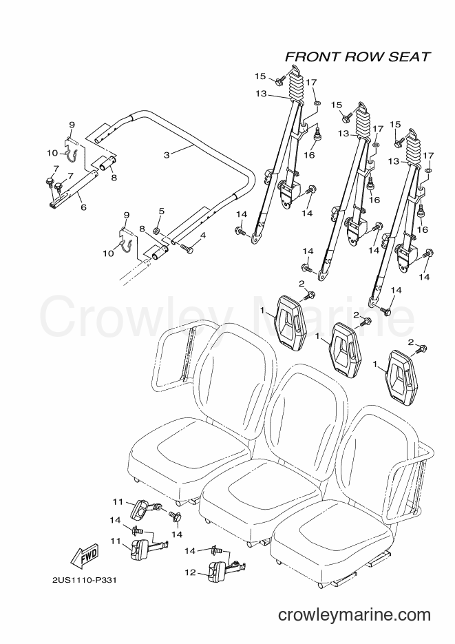 Yamaha Motors YXC700 (2PG2) [010] - SEAT 2