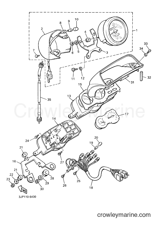 Yamaha Motors VMX12 (3LRB) [050] - METER