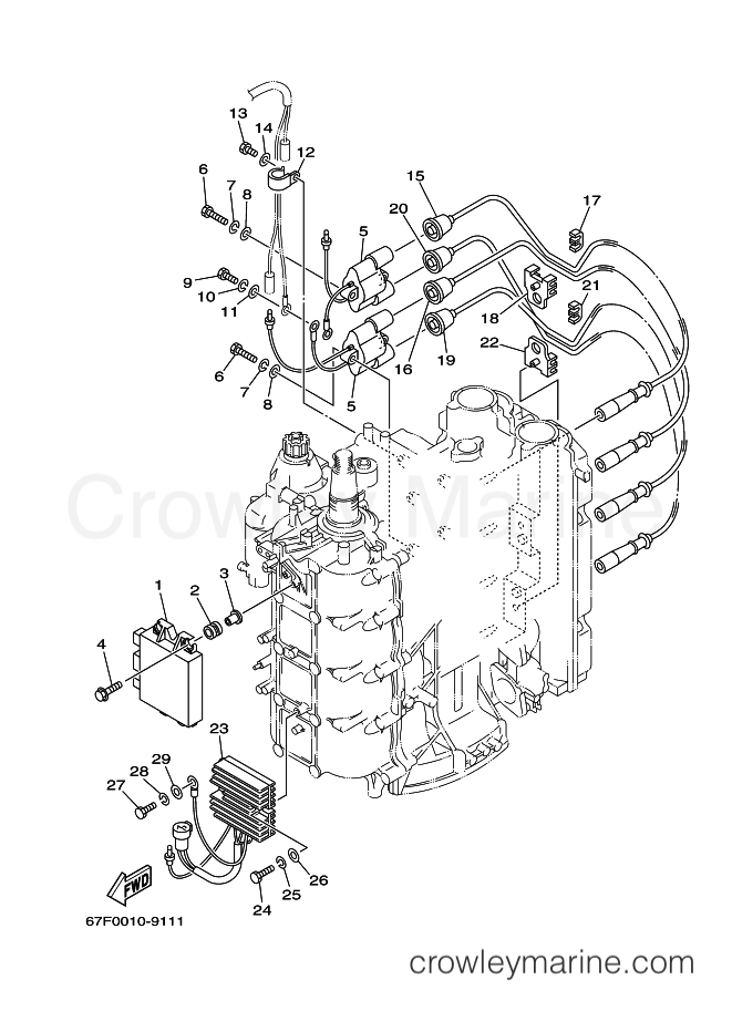 Yamaha Motors F80AETL (67G2) [130] - ELECTRICAL 1