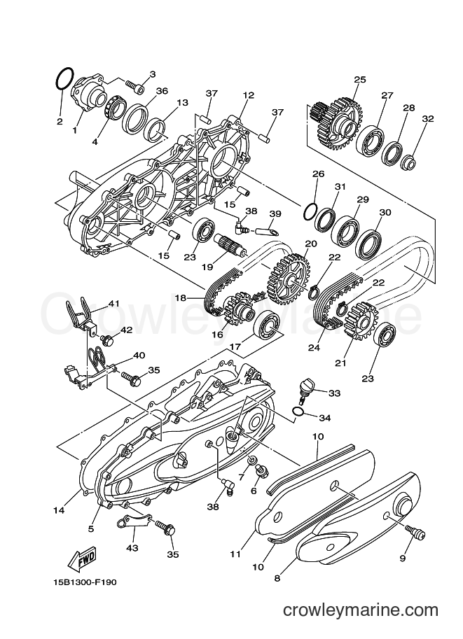 Yamaha Motors XP500 (15B4) [050] - SUB TRANSMISSION
