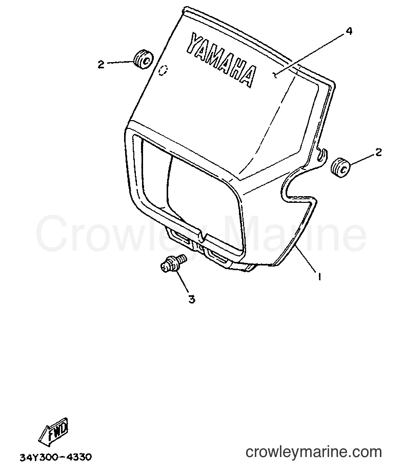 Yamaha Motors DT125 (35E) [999] - COWLING 1