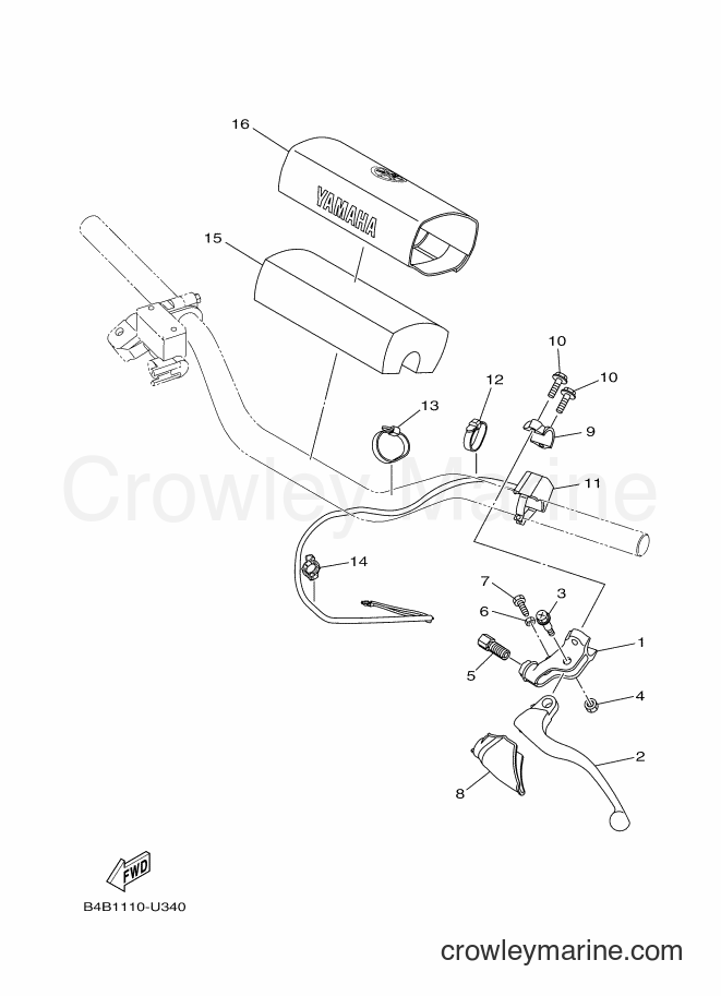 2019 Dirt Bike YZ85 - YZ85 (B4B3) [010] - HANDLE SWITCH & LEVER