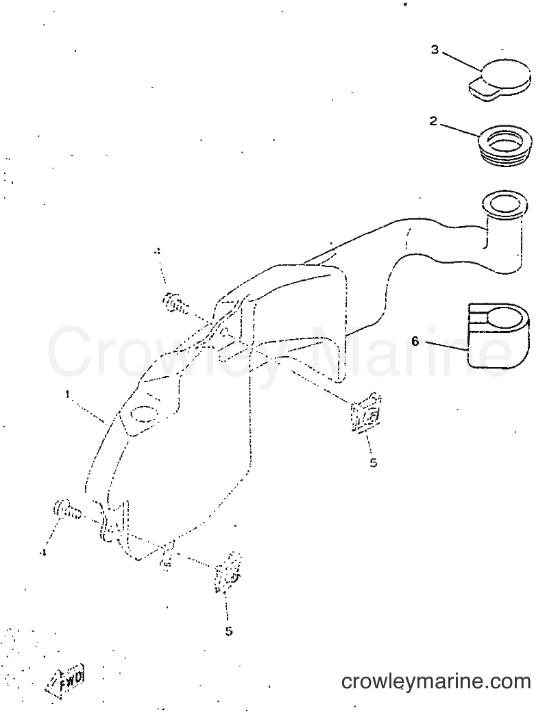 1998 Scooter YN50 - YN50 (5BV1) [010] - OIL TANK