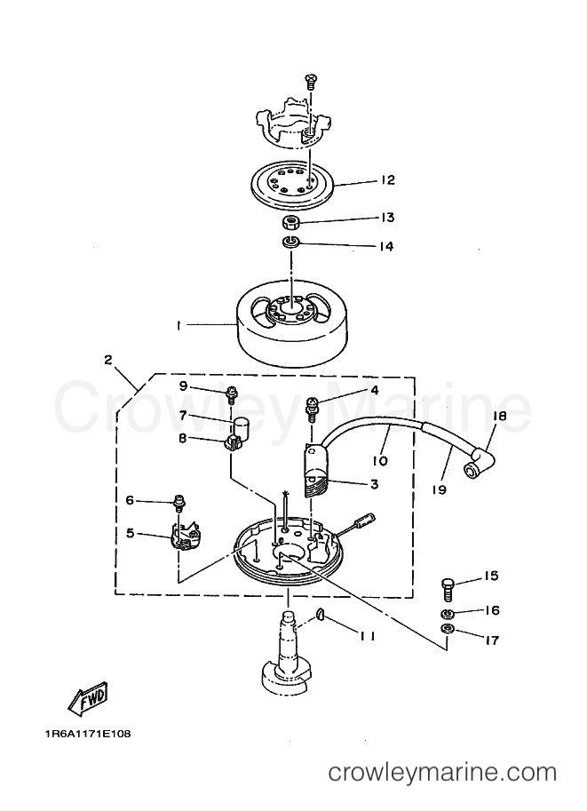 Yamaha Motors 2B (6A10) [020] - GENERATOR