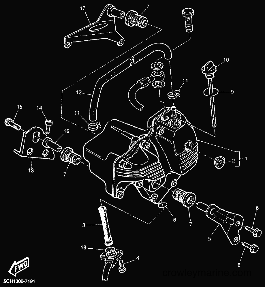 2000 Dirt Bike TT600R - TT600R (5CH3) [010] - OIL TANK