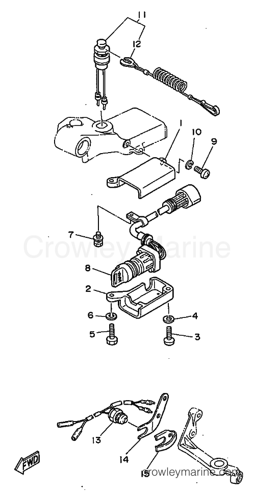Yamaha Motors 55B (697) [03C] - Parts Catalog Page